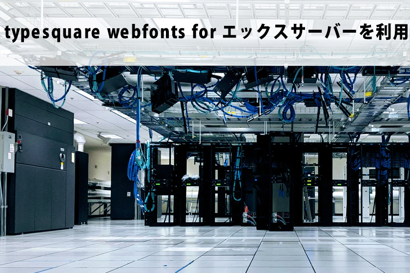 typesquare webfonts for エックスサーバー プラグインについて
