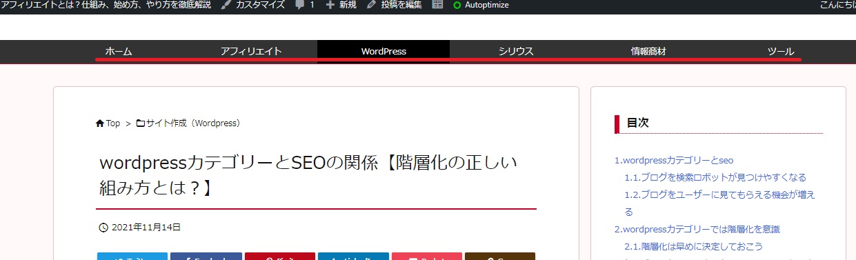 カテゴリー